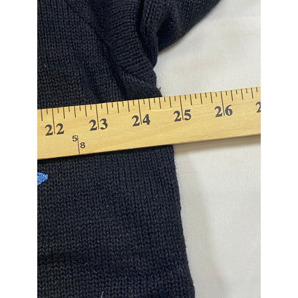 Storybook Knits Vintage Victorian Dress Cardigan Sweater Black Novelty 1X NEW - Picture 7 of 10